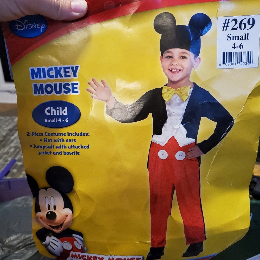 Boys Mickey Mouse costume